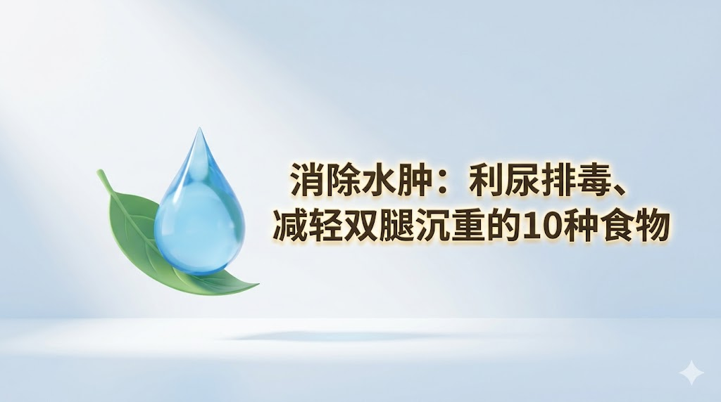 早上脸肿、下午腿粗？这10种“消肿神菜”换着吃，排出多余水分，一身轻松！