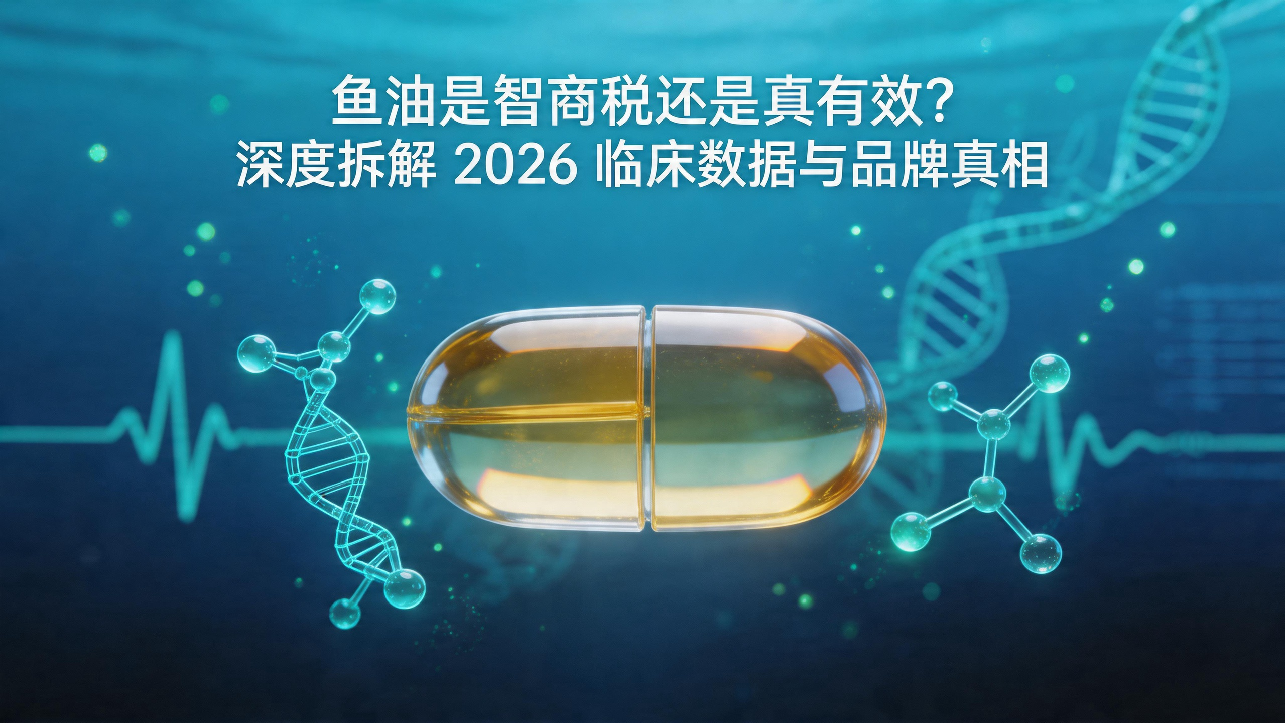 鱼油是智商税还是真有效？深度拆解2026临床数据与品牌真相