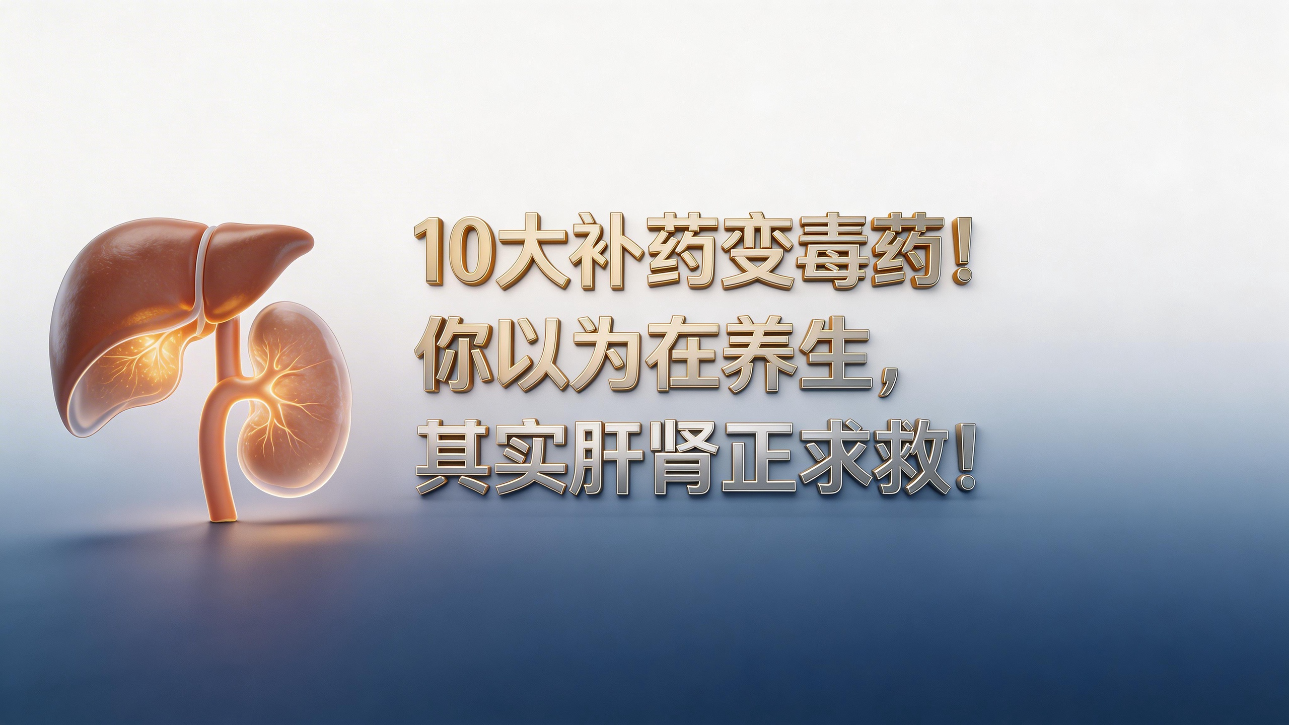 10大补药“变毒药”真相！你以为在延年益寿，其实肝肾正悄悄求救，40岁后别再瞎补了！ 本文深度解析中老年群体在服用维生素、鱼油、钙片等补剂时常见的“致命误区”。 结合 NIH (美国国立卫生研究院)、