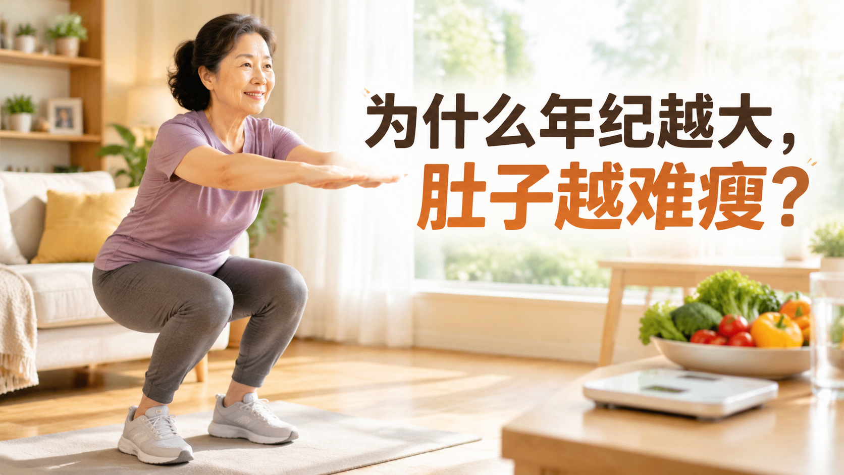 为什么年纪越大，肚子越难瘦?