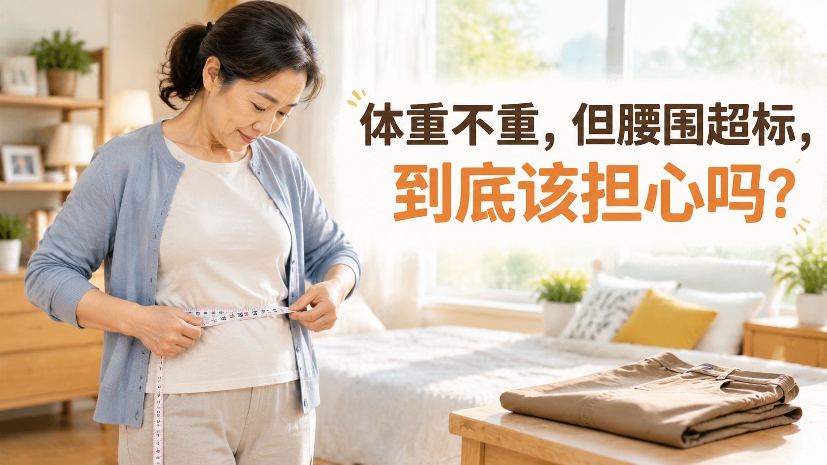 体重不重，但腰围超标，到底该不该担心?