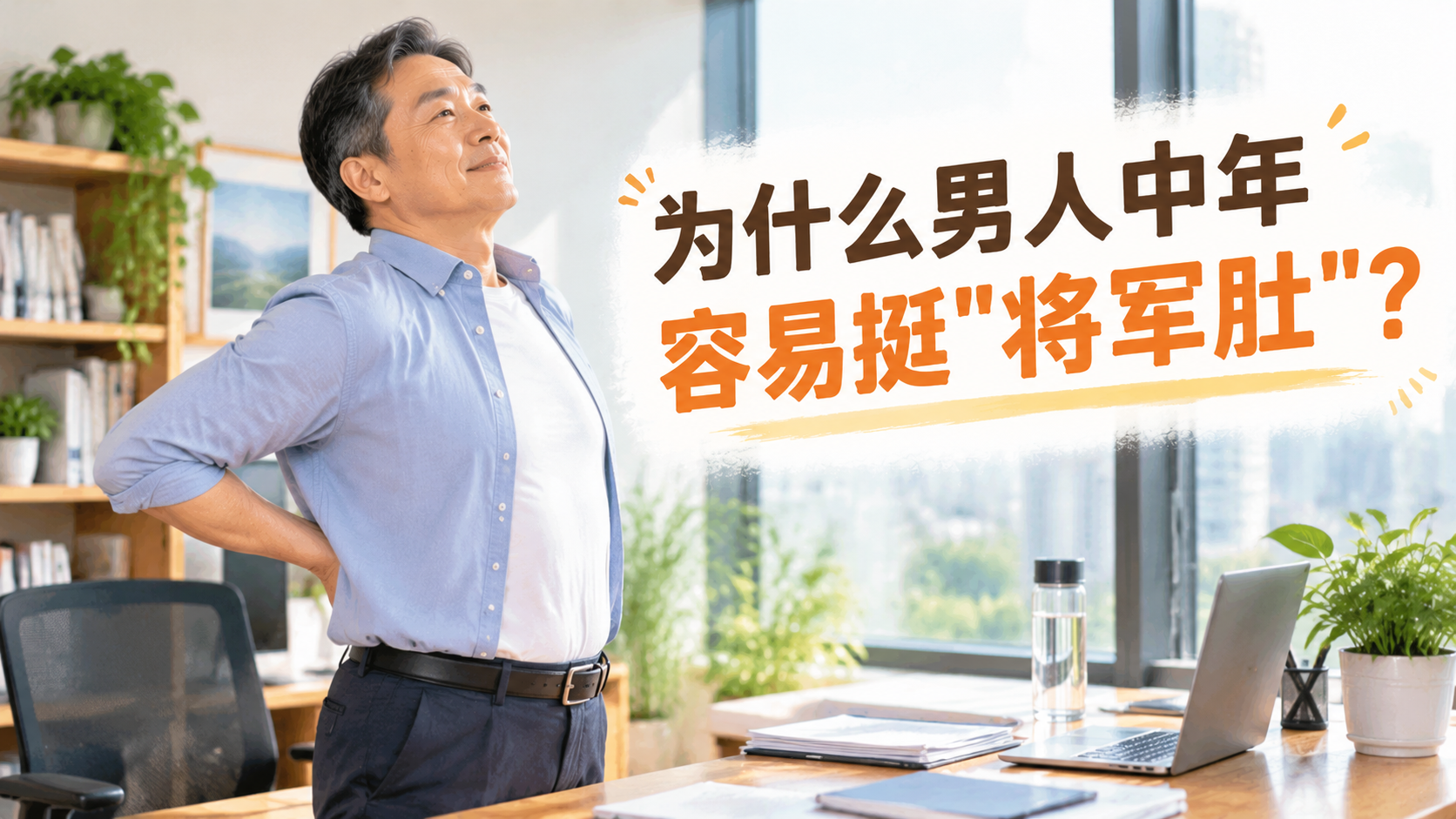 为什么男人中年容易挺"将军肚"?