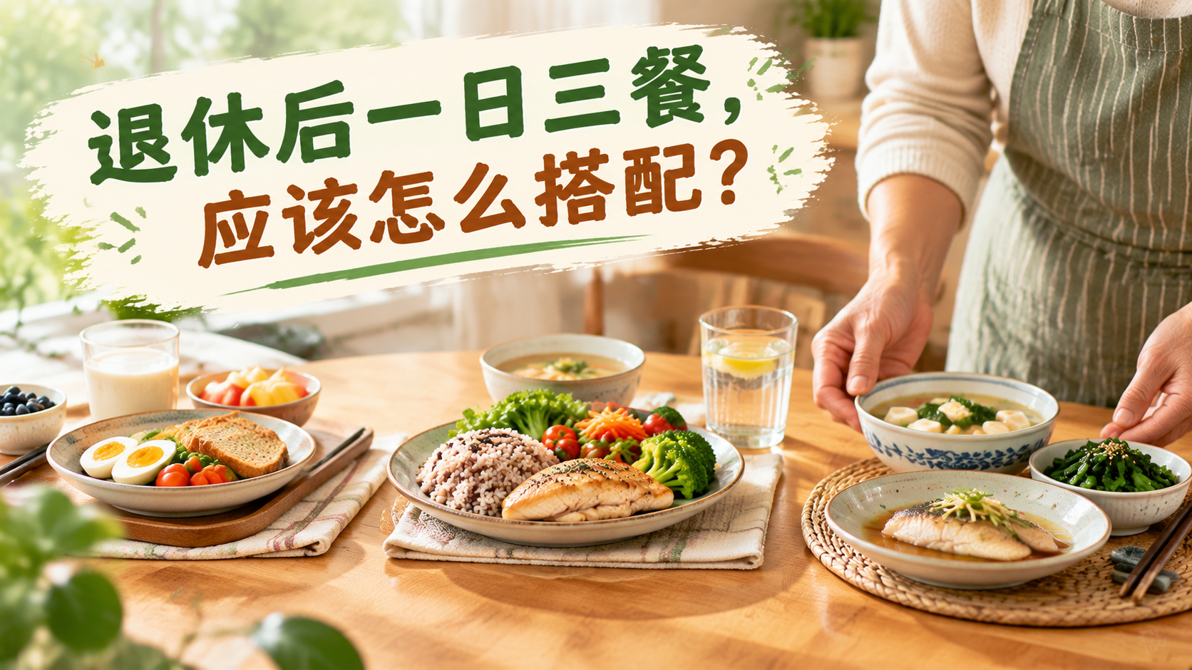 退休后一日三餐,应该怎么搭配?