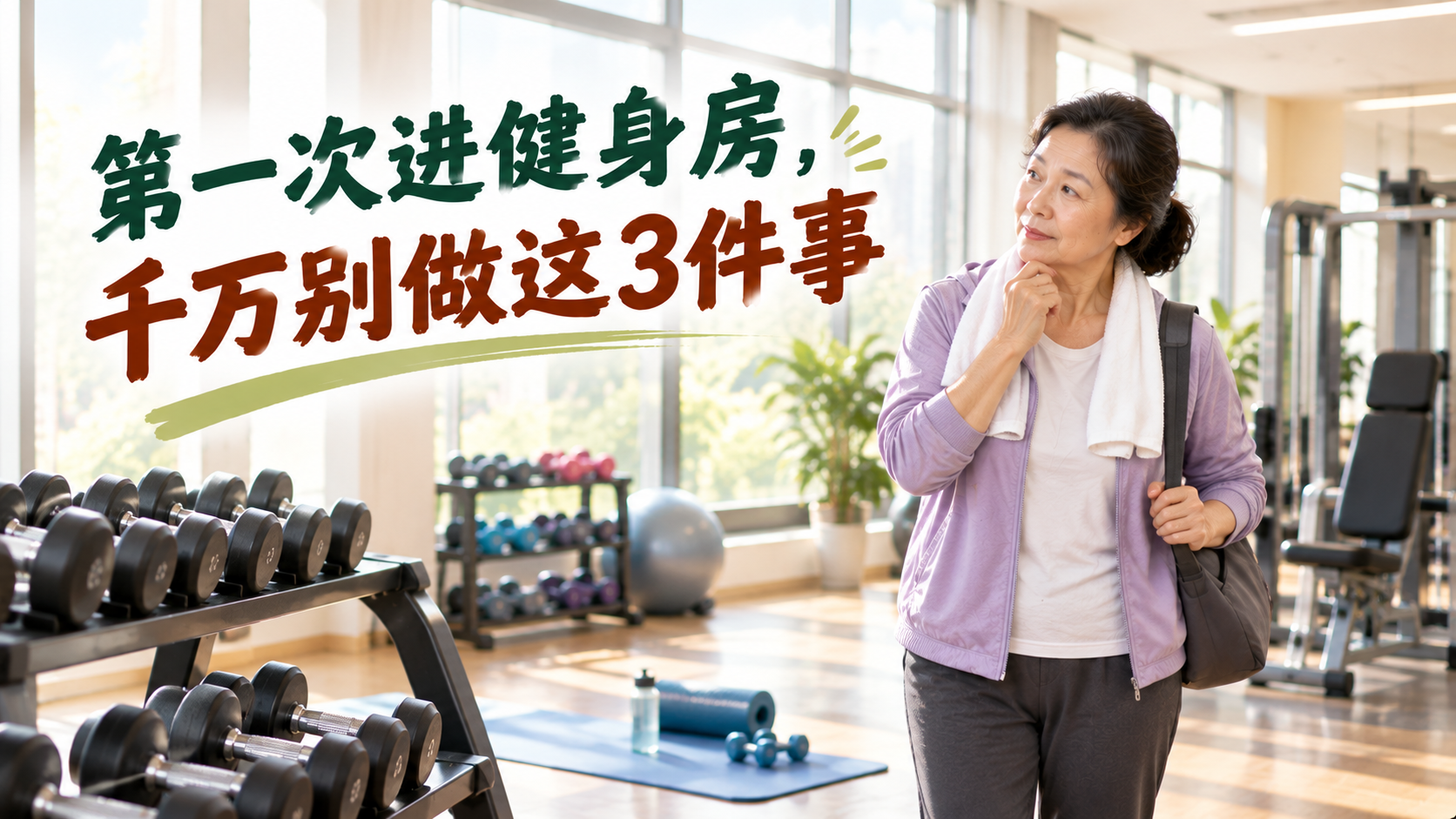 第一次进健身房，千万别做这3件事