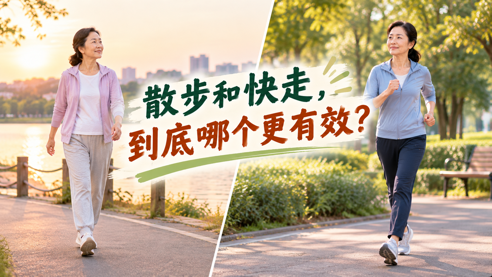 散步和快走，到底哪个更有效？